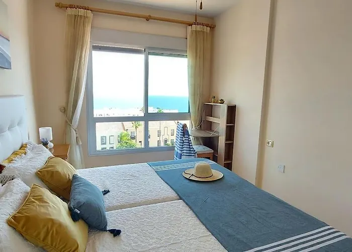 Ocean View -air Condition, Parking- Golf Del Sur דירה סן מיגל דה אבונה